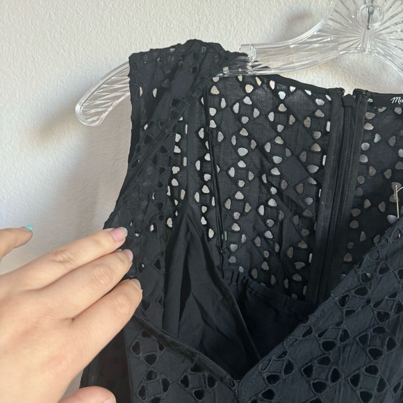 Madewell Black Eyelet Maxi Dress - Picture 4 of 11